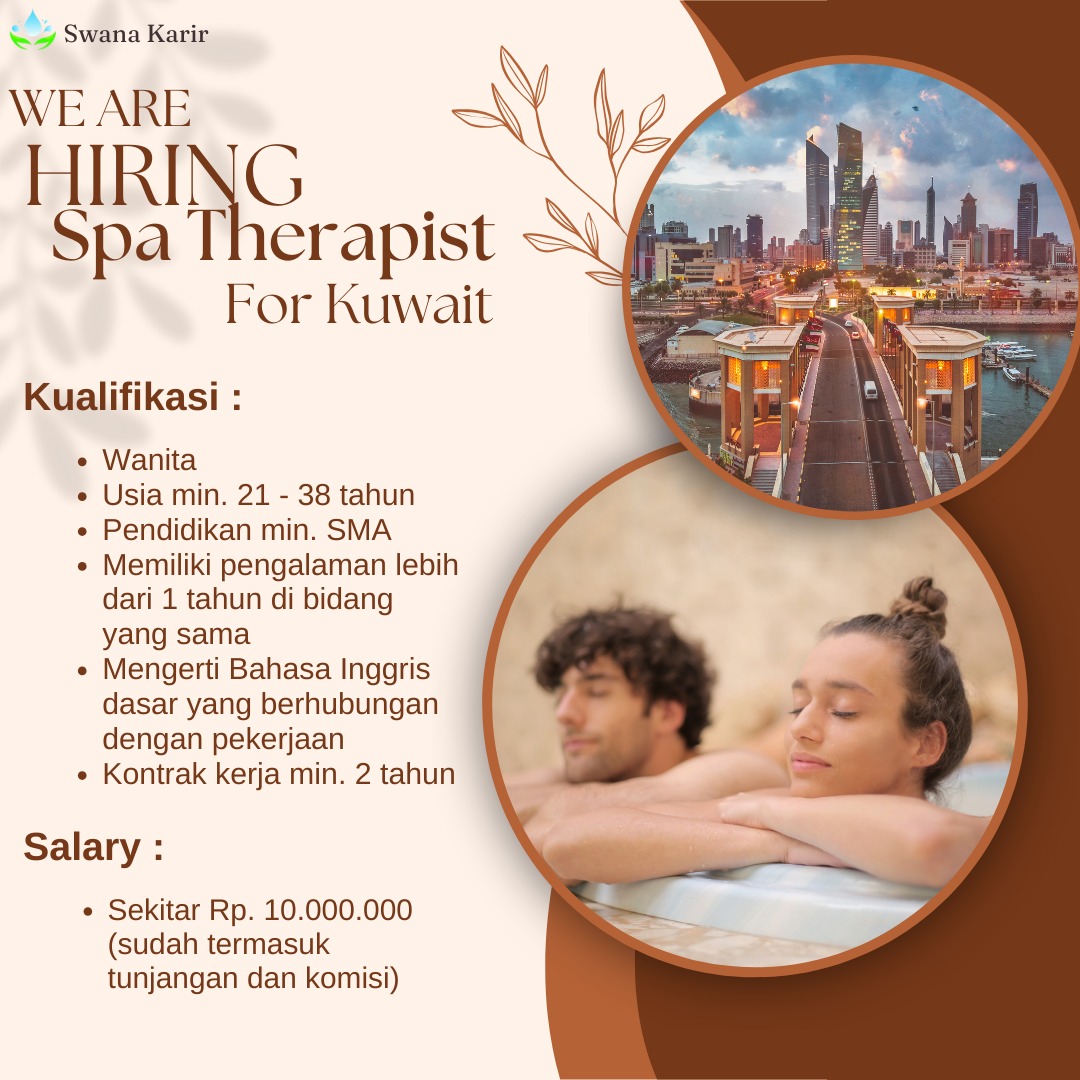 Bergabunglah dengan Tim Kami sebagai Terapis SPA